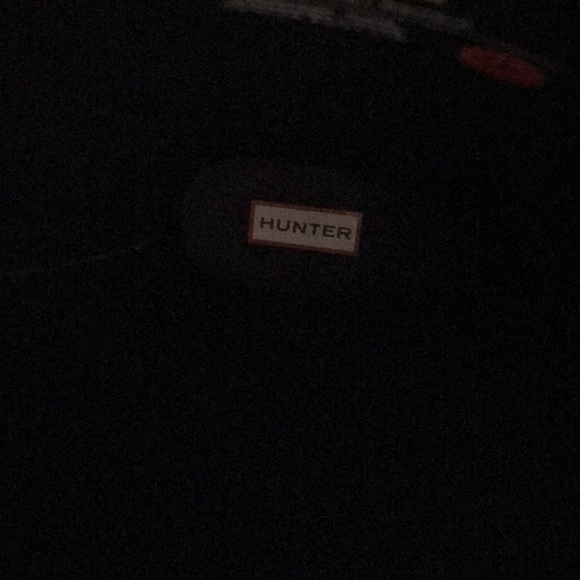 Hunter black matte rain boots size 4/5 - Picture 7 of 8